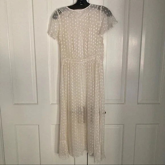 Button-down See-thru Coverup Midi Dress by For Love & Lemons - Picture 13 of 14